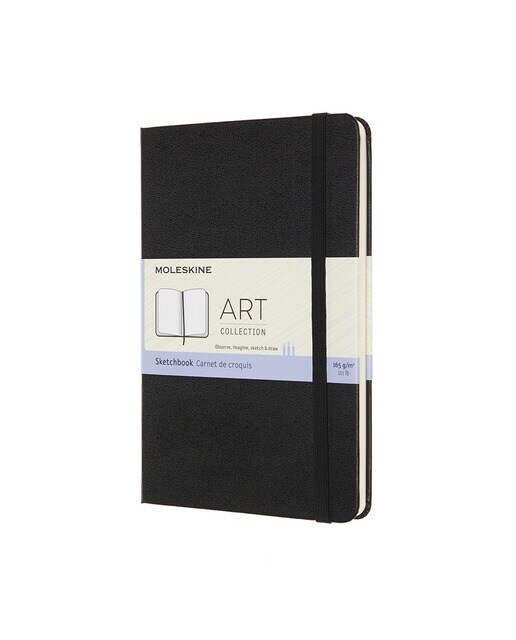Cuaderno de Bocetos Hojas Lisas Moleskine Negro