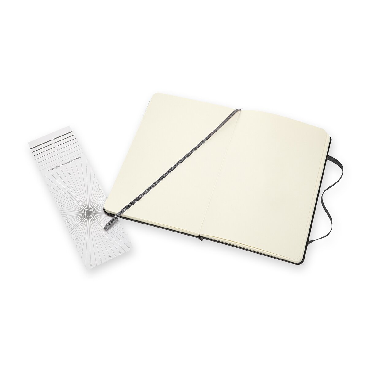 Caderno de Esboços Folhas Lisas - Preto Preto-2