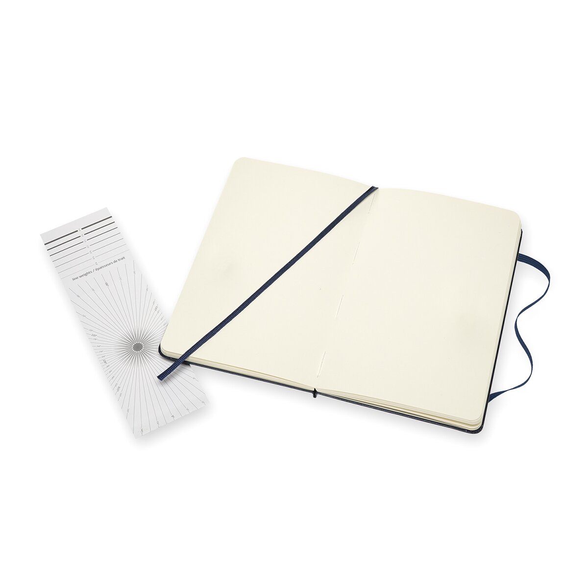 Caderno de Esboços Folhas Lisas Moleskine Azul Azul-2