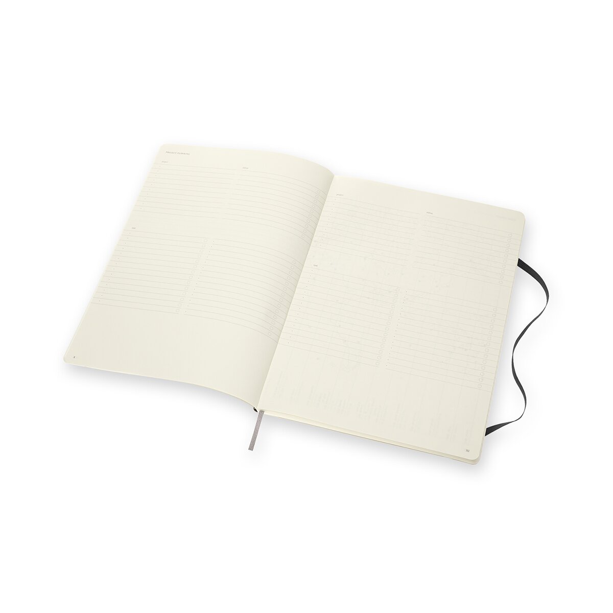 Caderno Profissional A4 Capa Mole - Preto Preto-4