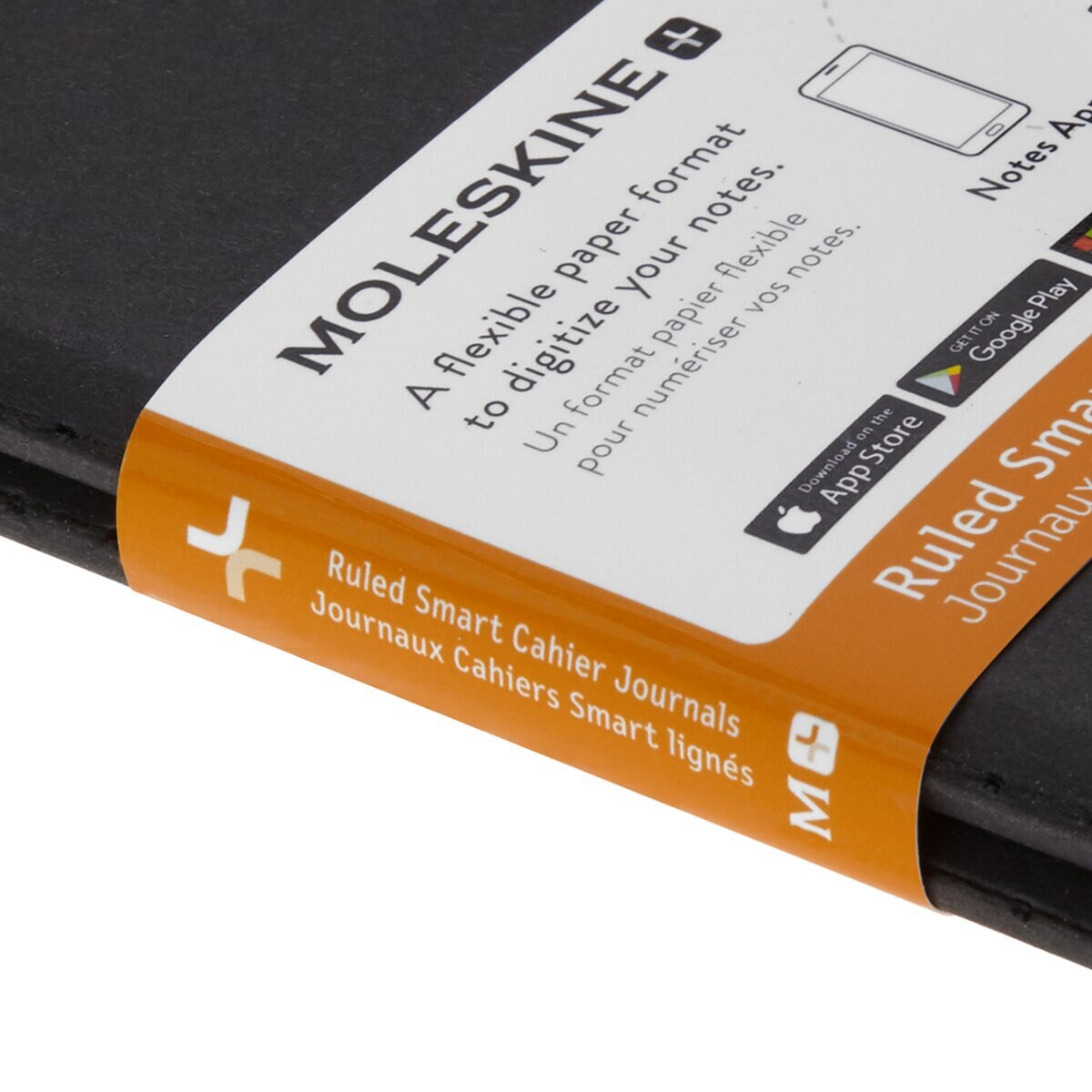 Conjunto de 2 blocos Smartcahier Folhas de linhas pretos Preto-2