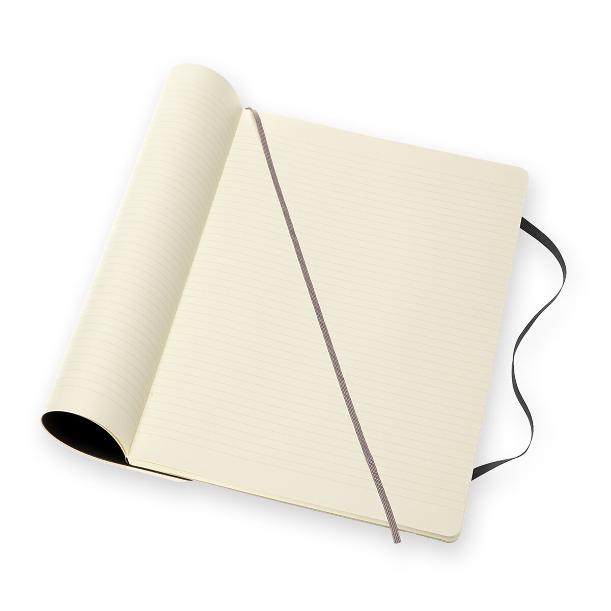 Caderno Classic A4 Capa mole Folhas de linhas preto Preto-2