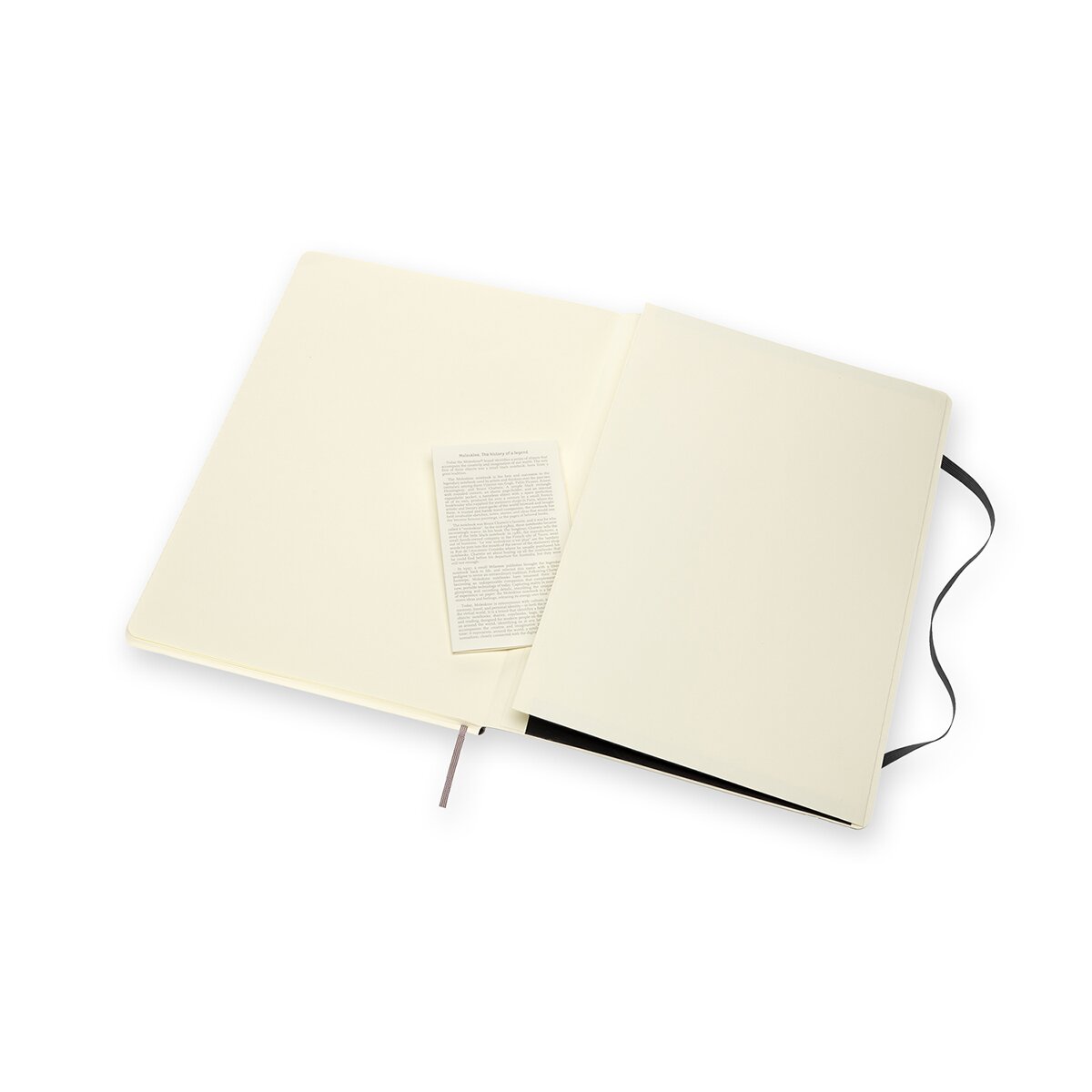 Caderno Classic A4 Capa mole Folhas de linhas preto Preto-3