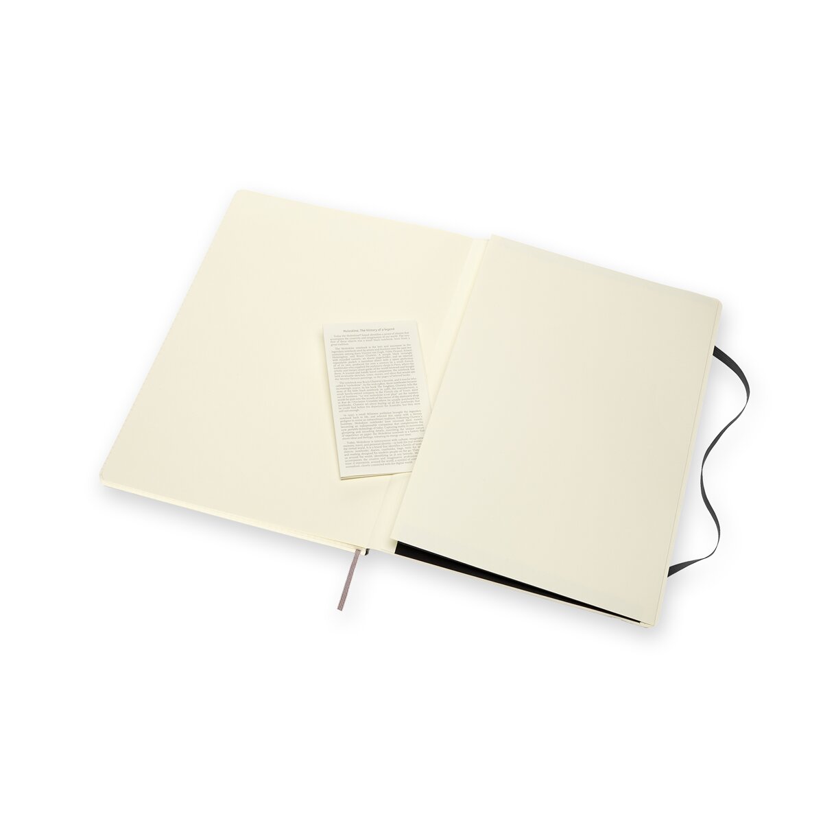Caderno Classic A4 Capa Mole Folhas Quadriculadas - Preto Preto-3
