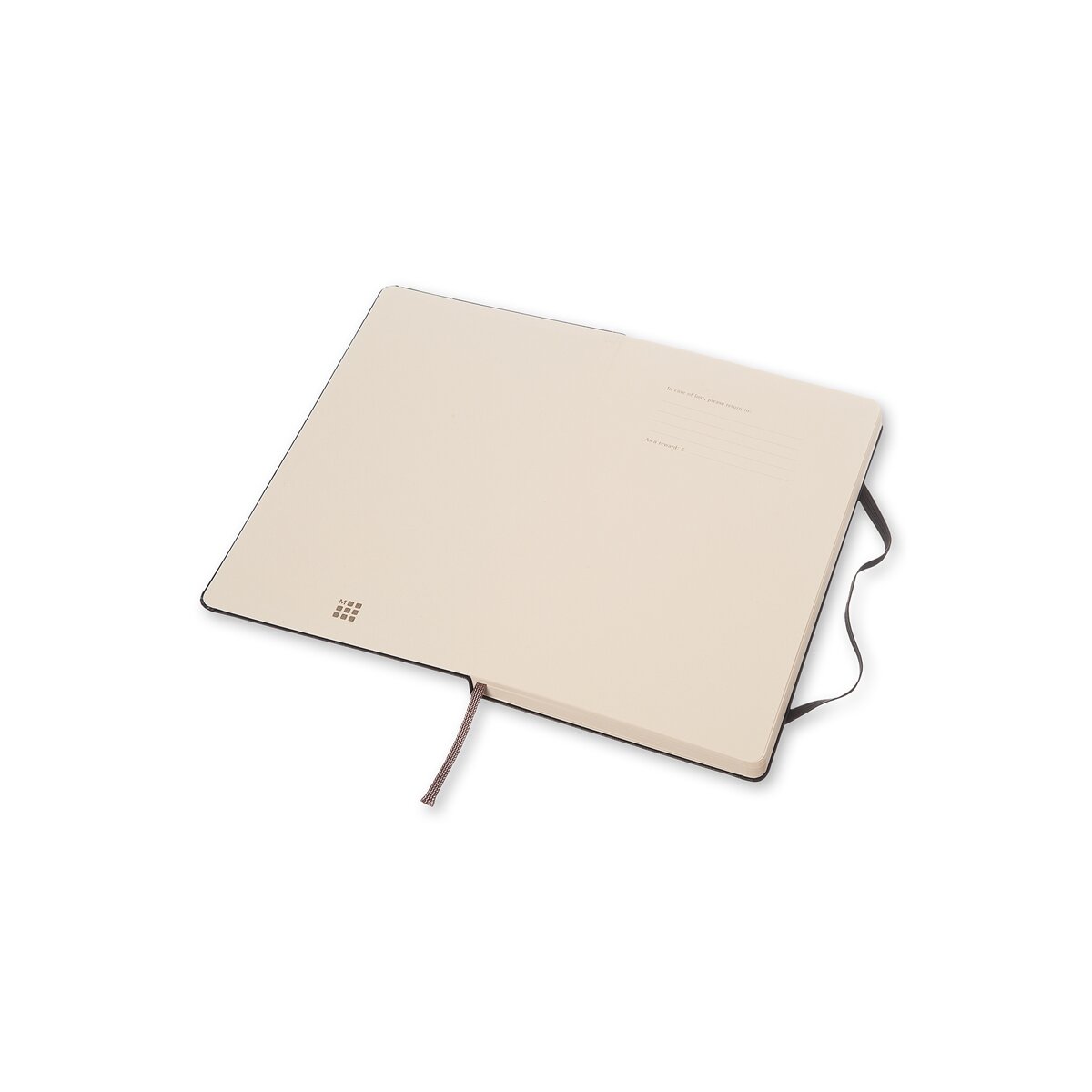 Caderno Classic Large Capa Dura Folhas Pontilhadas - Preto Preto-4