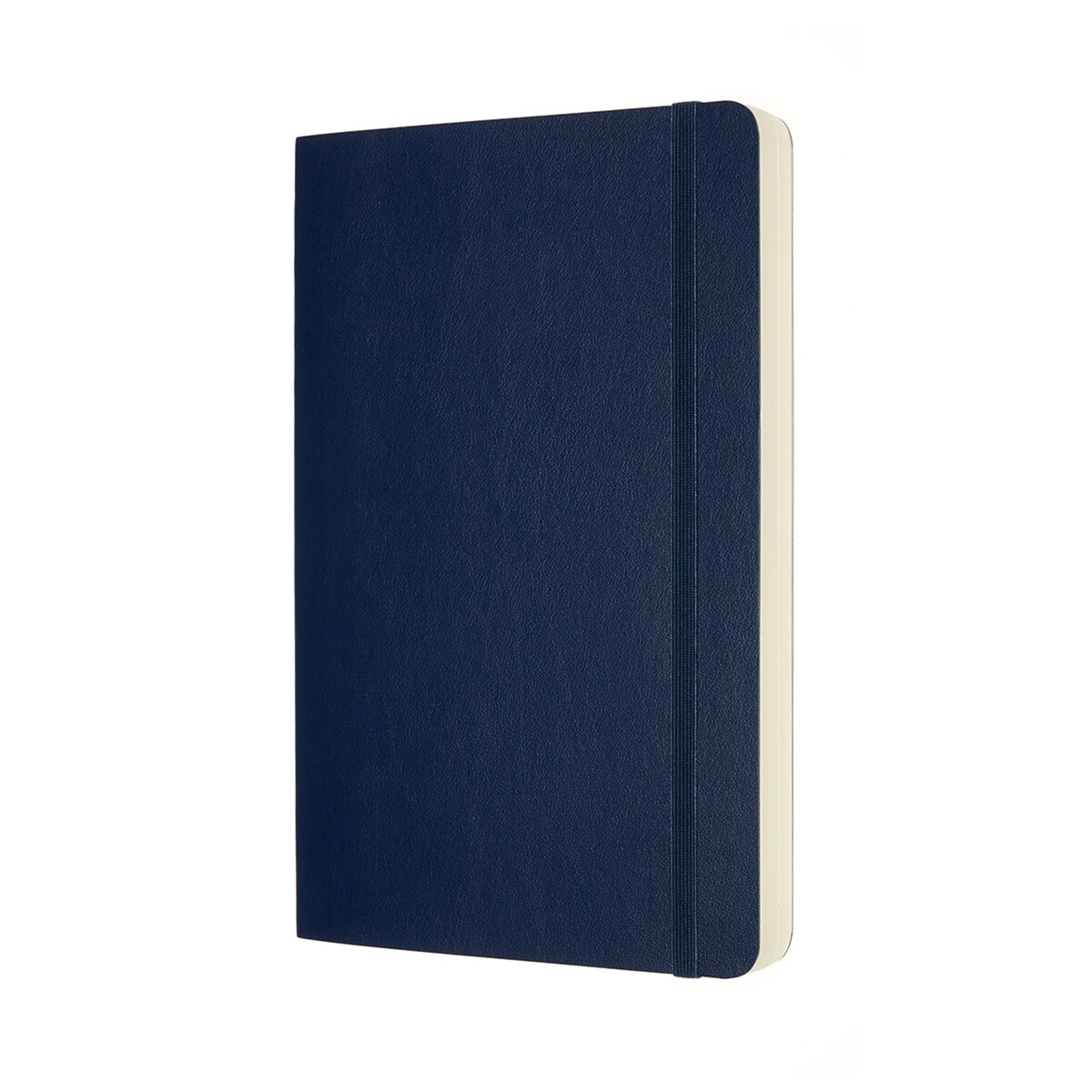 Caderno Classic Large Expanded Capa Mole Folhas Lisas - Azul Safira Azul-2