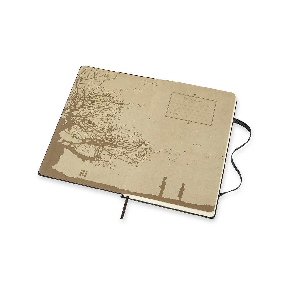 Caderno Large Folhas de linhas Edição Limitada Harry Potter "Talismãs da Morte" preto Preto-3