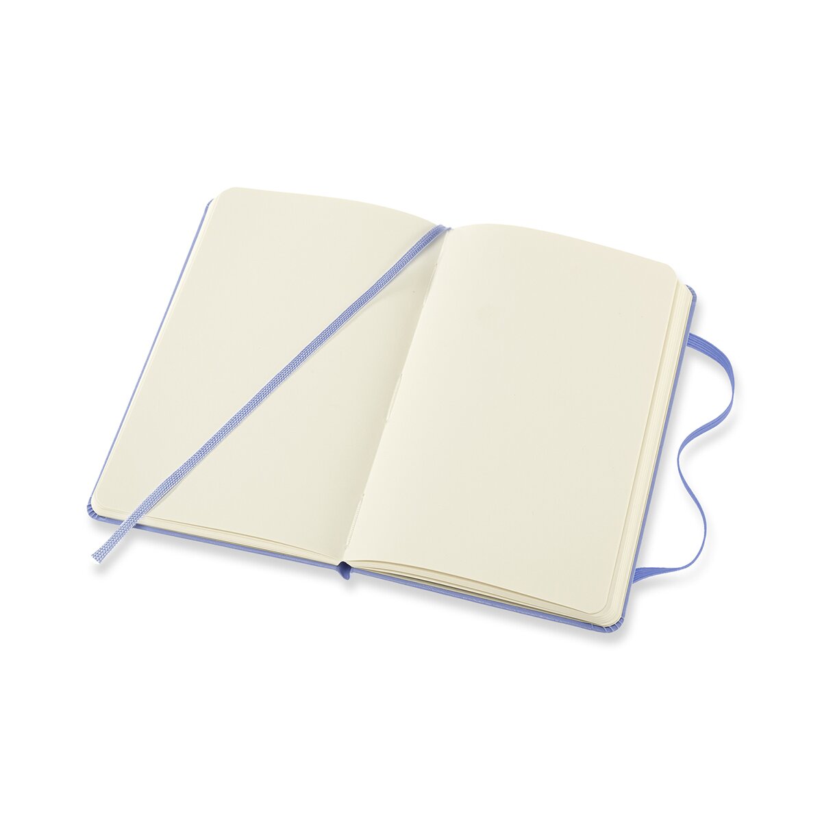 Caderno Classic Pocket Capa Dura Folhas Lisas - Azul-Hortênsia Azul-4