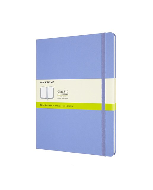 Caderno Classic Extralarge Capa Dura Folhas Lisas - Azul Hortênsia Azul-1