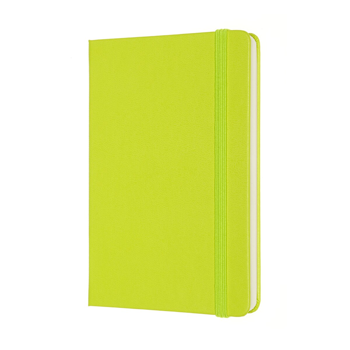 Caderno Classic Pocket Capa Dura Folhas Lisas - Verde Limão Verde-2