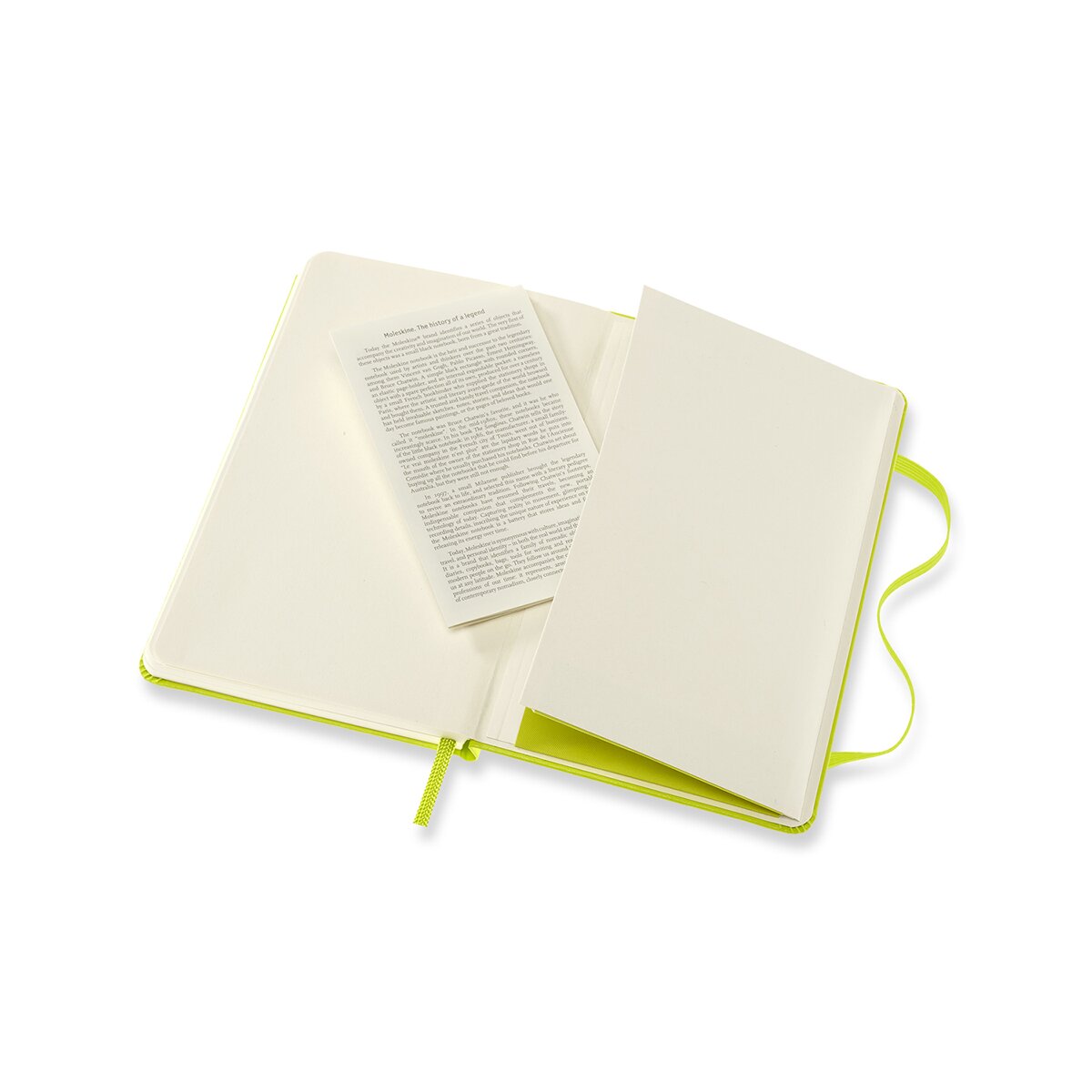 Caderno Classic Pocket Capa Dura Folhas Lisas - Verde Limão Verde-5