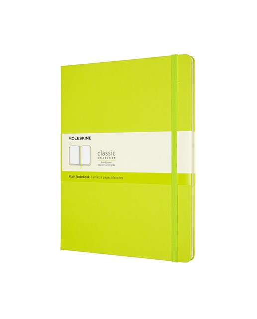 Caderno Classic ExtraLarge Capa Dura Folhas Lisas - Verde Limão Verde-1