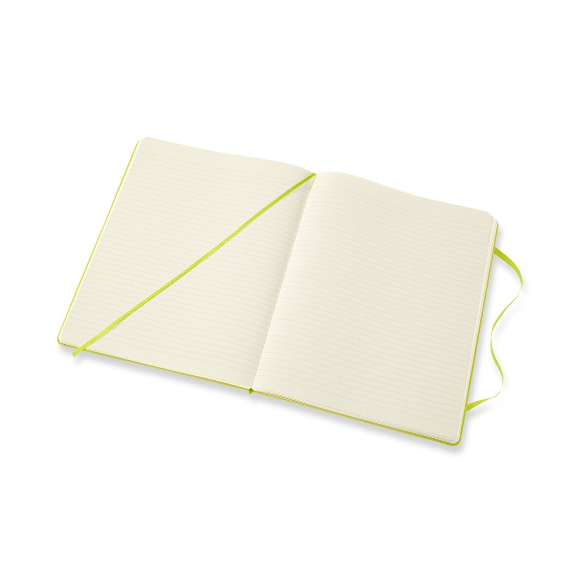 Caderno Classic ExtraLarge Capa Dura Folhas de Linhas - Verde Limão Verde-3