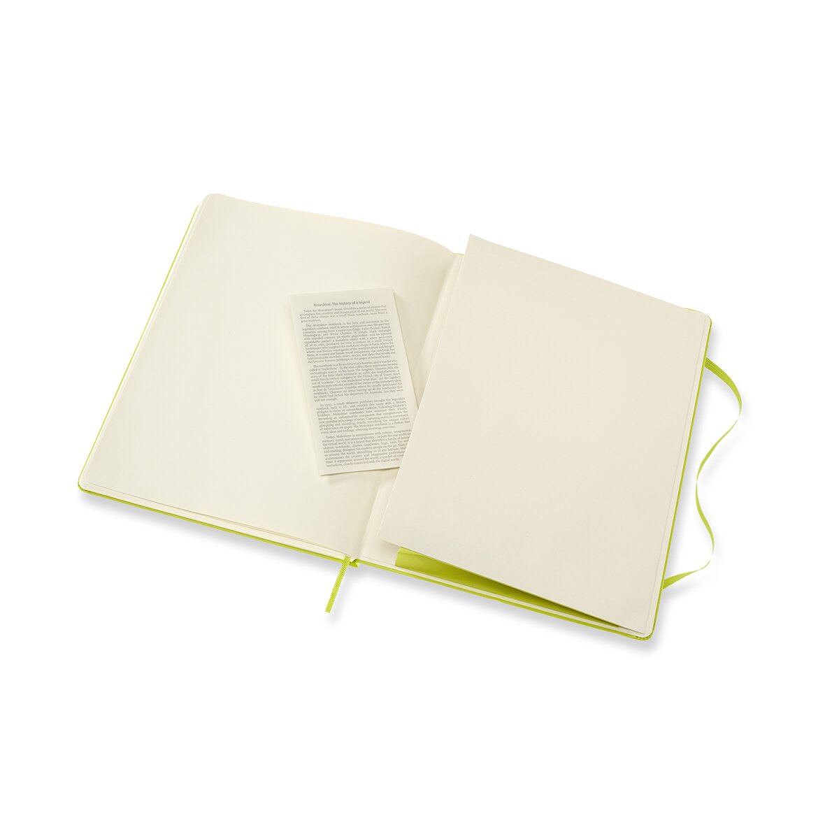 Caderno Classic ExtraLarge Capa Dura Folhas de Linhas - Verde Limão Verde-5