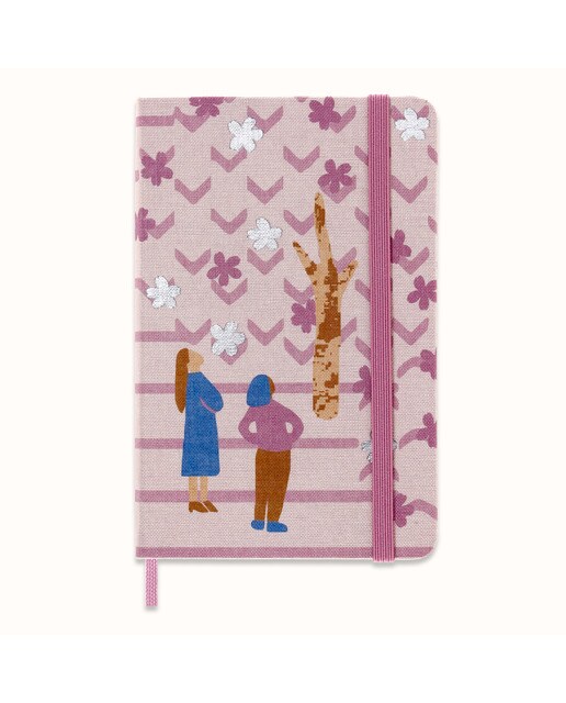 Imagem 0 de Caderno de bolso Moleskine Rosa Caderno de bolso pautado Moleskine Sakura Couple Edição limitada