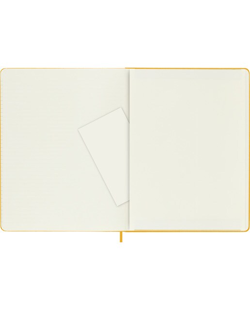 Caderno Classic Extralarge Capa Dura Folhas de Linhas - Amarelo Alaranjado Laranja-6