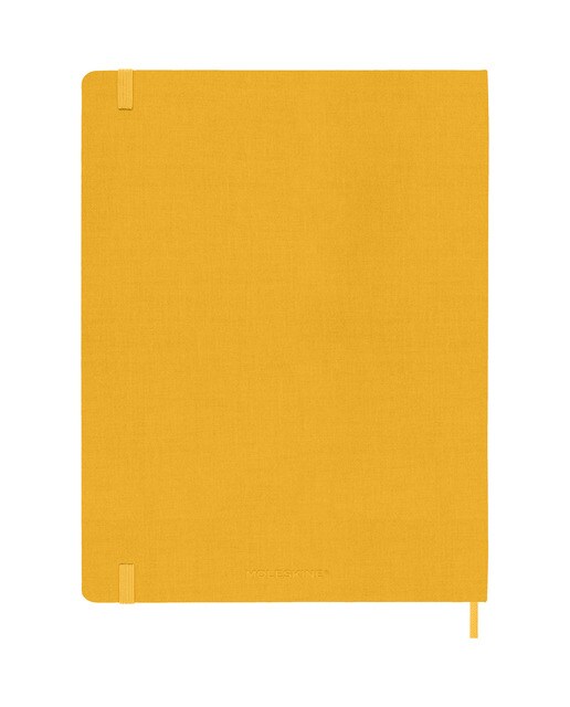 Caderno Classic Extralarge Capa Dura Folhas de Linhas - Amarelo Alaranjado Laranja-7