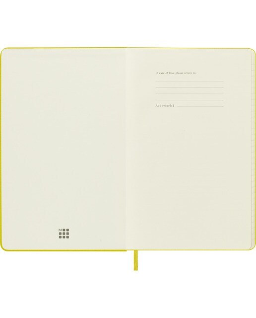 Caderno Classic Large Capa Dura Folhas de Linhas - Amarelo Feno Amarelo-2