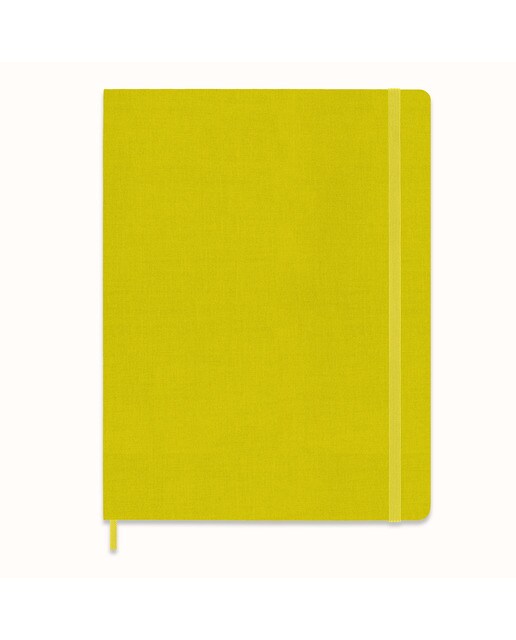 Caderno Classic Extralarge Capa Dura Folhas de Linhas - Amarelo Feno Amarelo-1