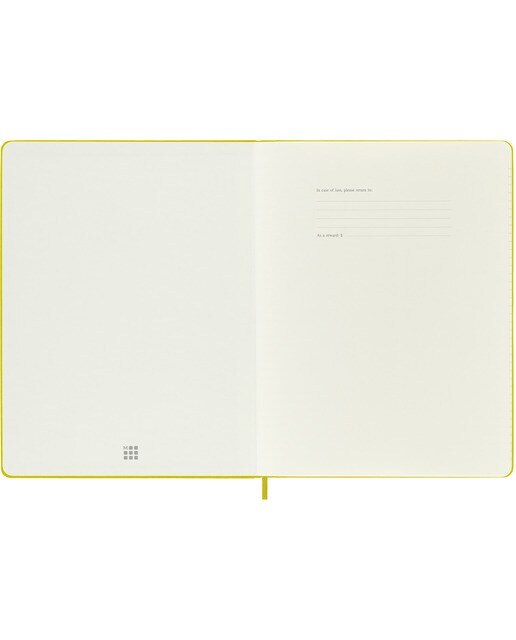 Caderno Classic Extralarge Capa Dura Folhas de Linhas - Amarelo Feno Amarelo-2