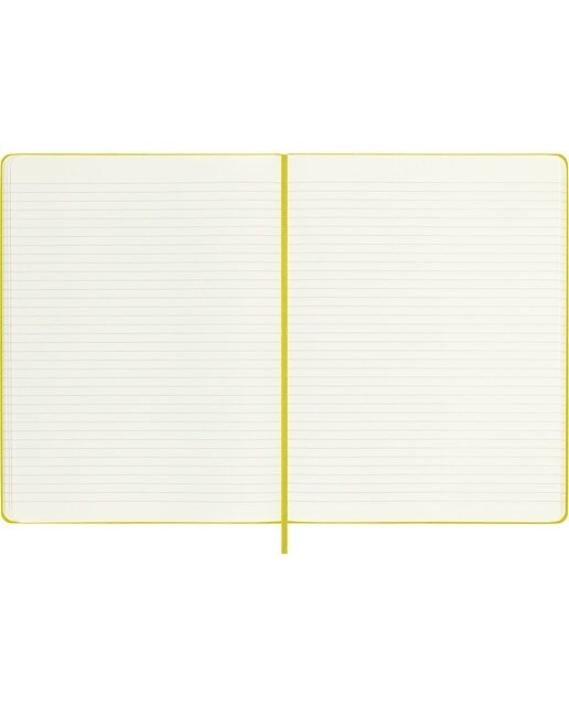 Caderno Classic Extralarge Capa Dura Folhas de Linhas - Amarelo Feno Amarelo-4