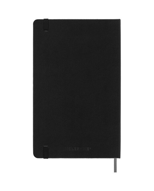 Caderno Paper Tablet Capa Dura Folhas Pautadas - Preto Preto-7