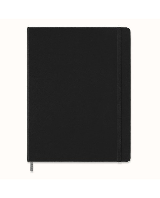Caderno Extralarge Paper Tablet Capa Dura Folhas Pautadas - Preto Preto-1