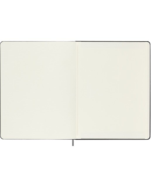 Caderno Extralarge Paper Tablet Capa Dura Folhas Pautadas - Preto Preto-6