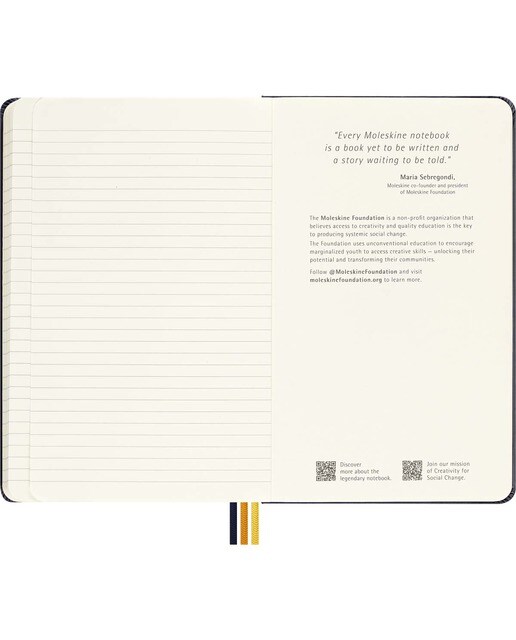 Caderno Large Folhas de Linhas Edição Limitada K-Way - Azul Azul-5