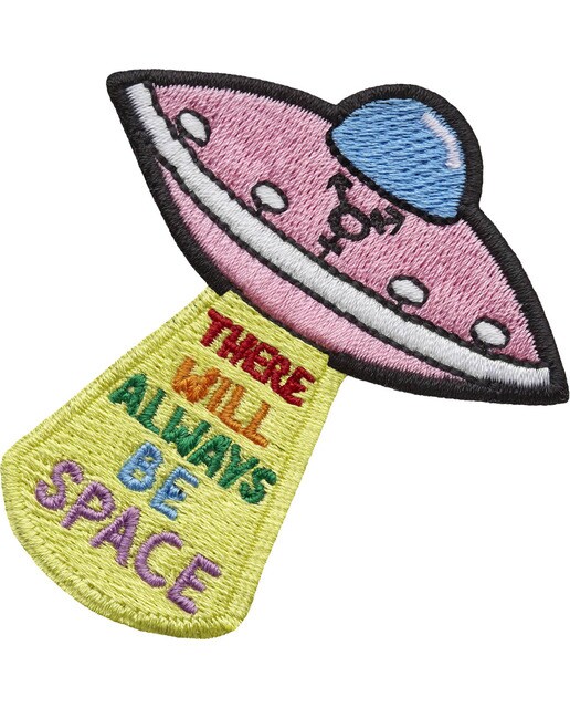Imagem 0 de Aplicação de colar Ashton Attzs there will always be space Moleskine multicolor
