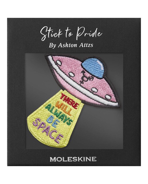 Aplicação de colar Ashton Attzs there will always be space Moleskine multicolor Multicolor-2