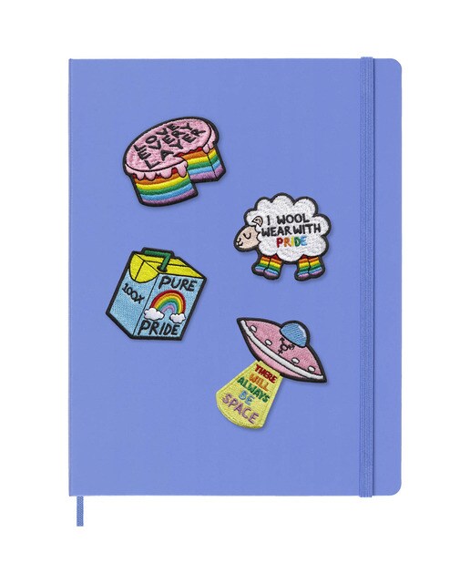 Aplicação de colar Ashton Attzs there will always be space Moleskine multicolor Multicolor-3