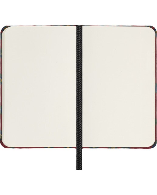 Cuaderno extrasmall  hojas lisas tapa dura de seda Mantero Moleskine burdeos Burdeos-5