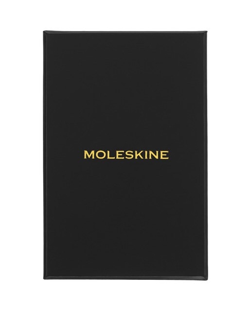 Cuaderno extrasmall  hojas lisas tapa dura de tela Mantero Moleskine dorado Dorado-2