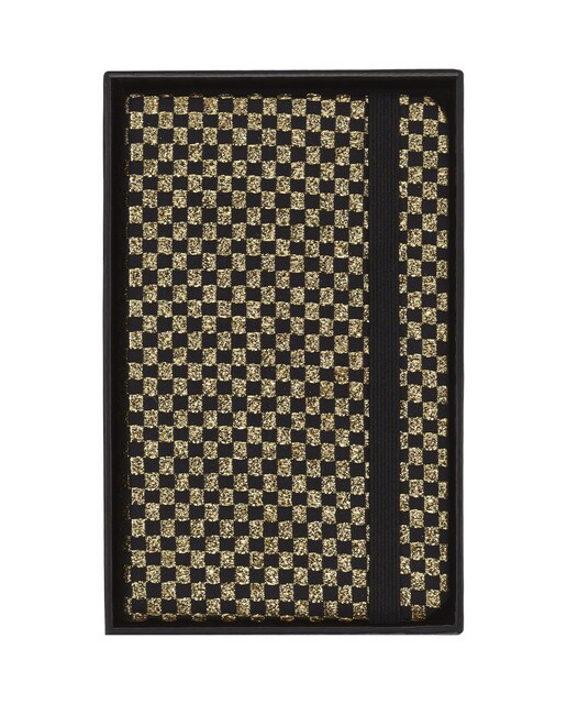 Cuaderno extrasmall  hojas lisas tapa dura de tela Mantero Moleskine dorado Dorado-3