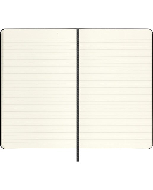 Caderno Moleskine L pautado Edição limitada O Pequeno Príncipe preto Preto-6