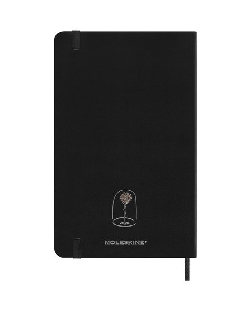 Caderno Moleskine L pautado Edição limitada O Pequeno Príncipe preto Preto-8