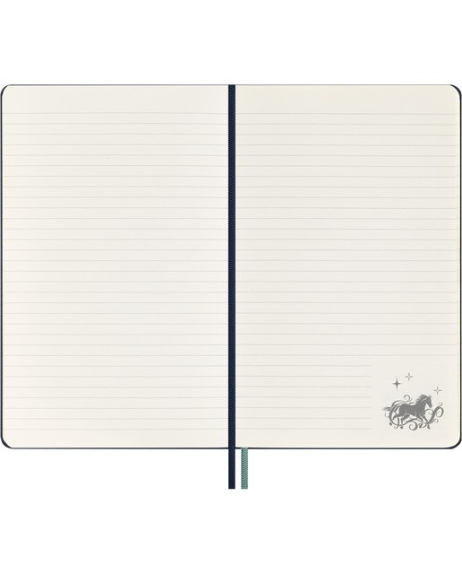 Caderno Edição limitada Harry Potter Expecto Patronum Riscas Azul Azul-5