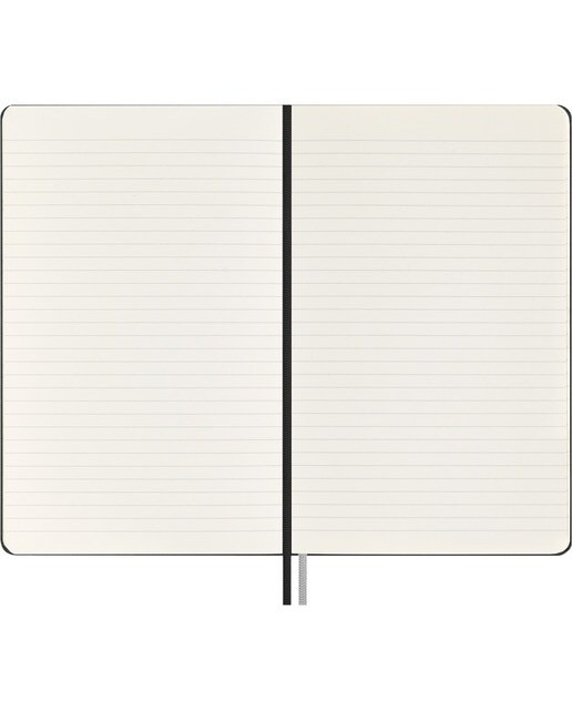 Caderno Pautado Moleskine A5 Harry Potter Lumos - Edição Limitada Brilha no Escuro Preto-6