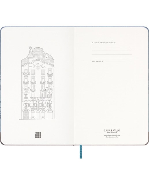 Caderno de edição personalizada da Casa Batlló Moleskine Multicolor-2