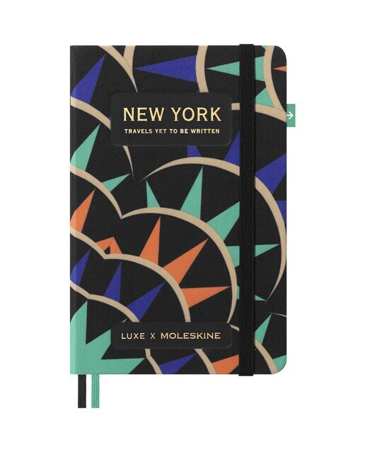 Cuaderno pocket Luxe city Nueva York  Moleskine multicolor