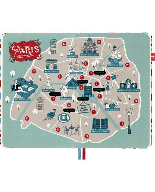 Cuaderno pocket Luxe city París Moleskine multicolor Multicolor-4