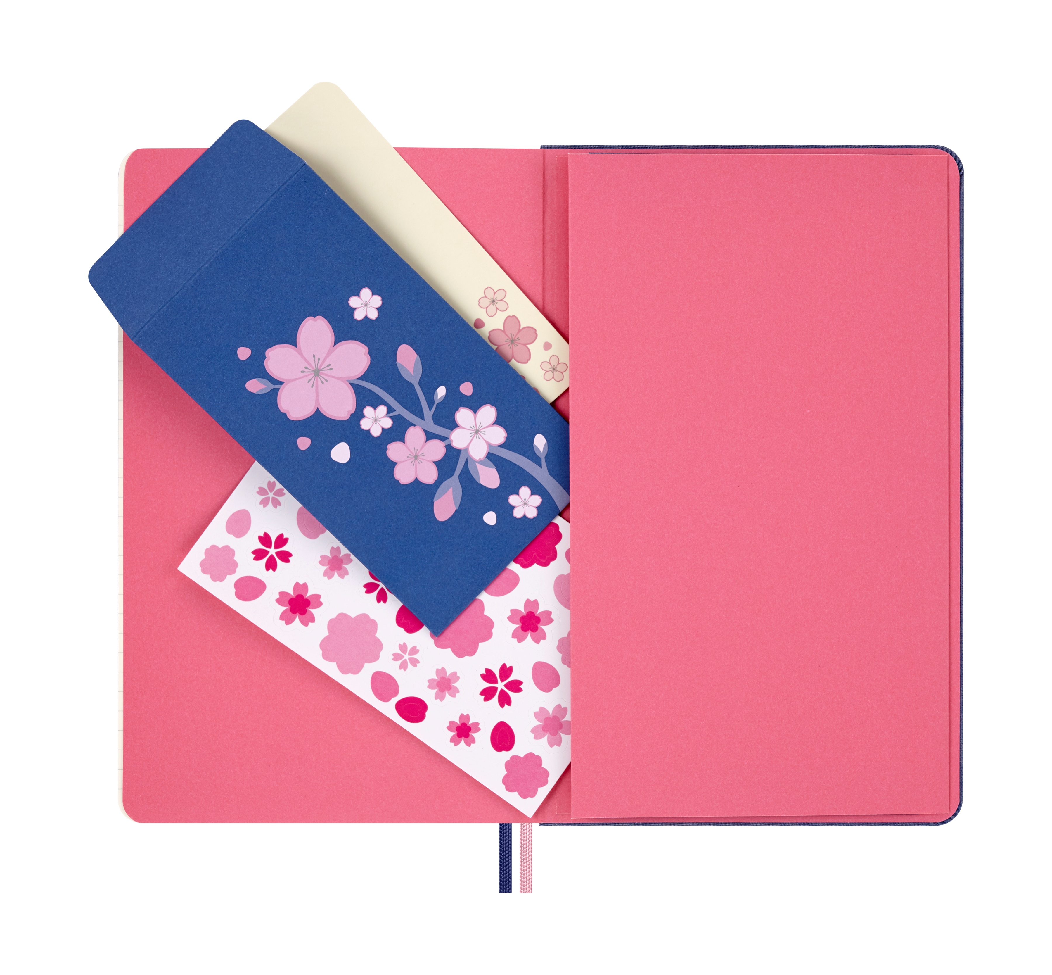 Cuaderno large hojas en blanco tapa dura edición limitada Sakura Moleskine multicolor Multicolor-6