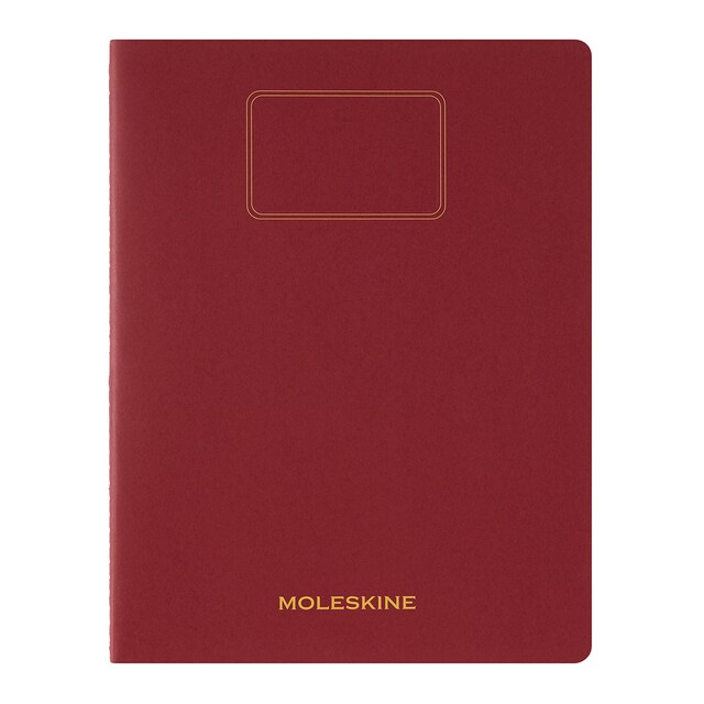 Imagen 0 de Libreta cahier Student XXL hojas en blanco  Moleskine rojo arándano