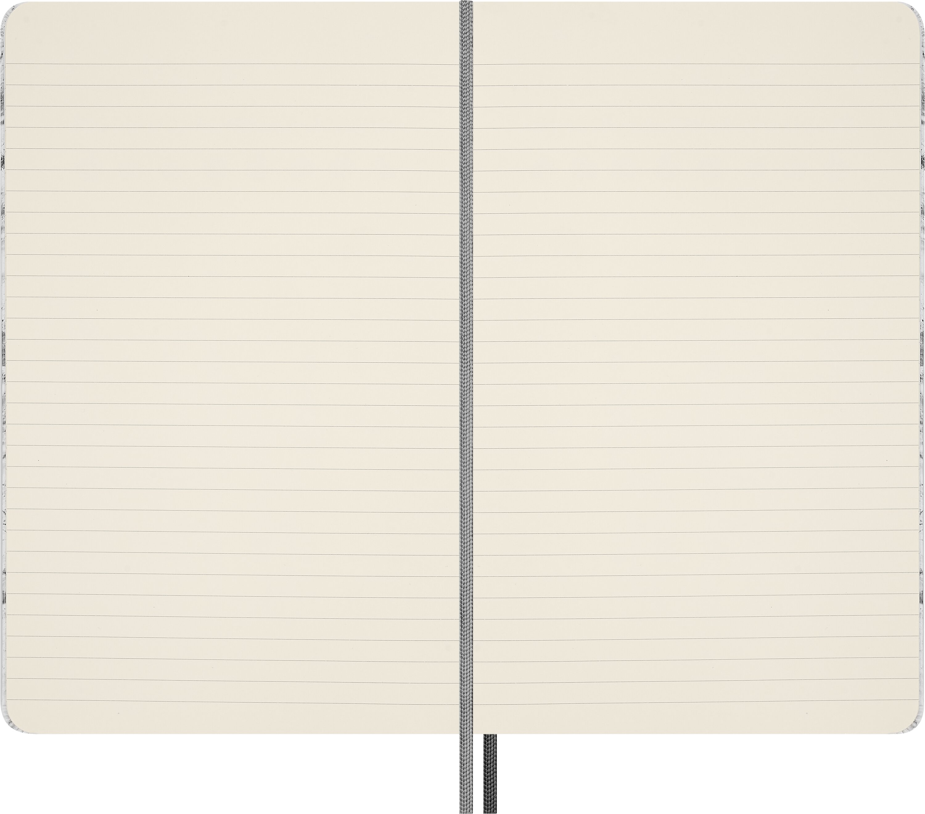Caderno Grande com Folhas Pautadas, Capa Dura: Edição Limitada NASA - Branco Branco-4