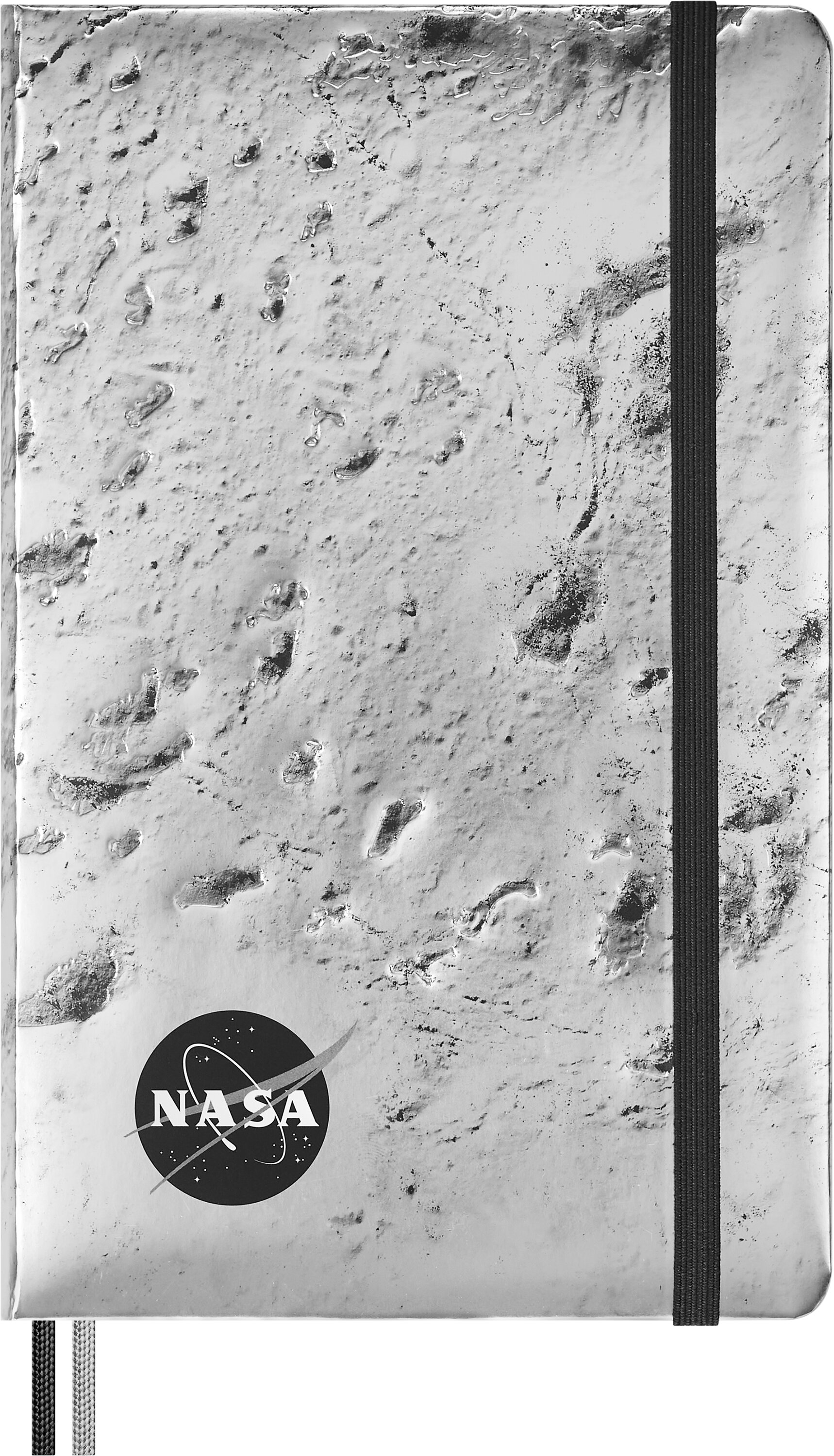 Set creativo dibujo NASA Moleskine con cuaderno large hojas rayadas, 4 lápices Blackwing y 2 pines edición limitada NASA Moleskine Negro-4
