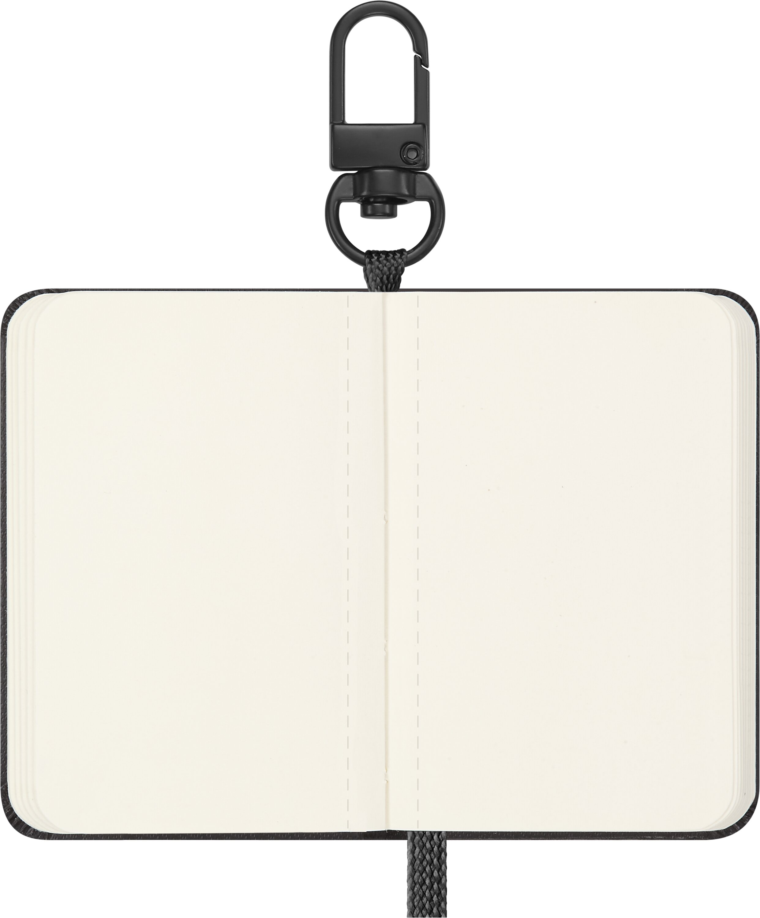 Cuaderno llavero mini hojas lisas tapa dura Moleskine negro Negro-3