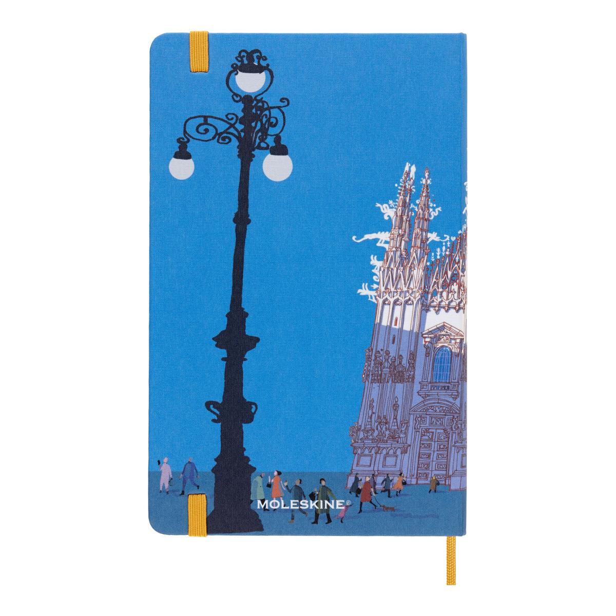 Cuaderno large hojas rayadas tapa dura de tela edición limitada I Am  Milán Moleskine multicolor Multicolor-5