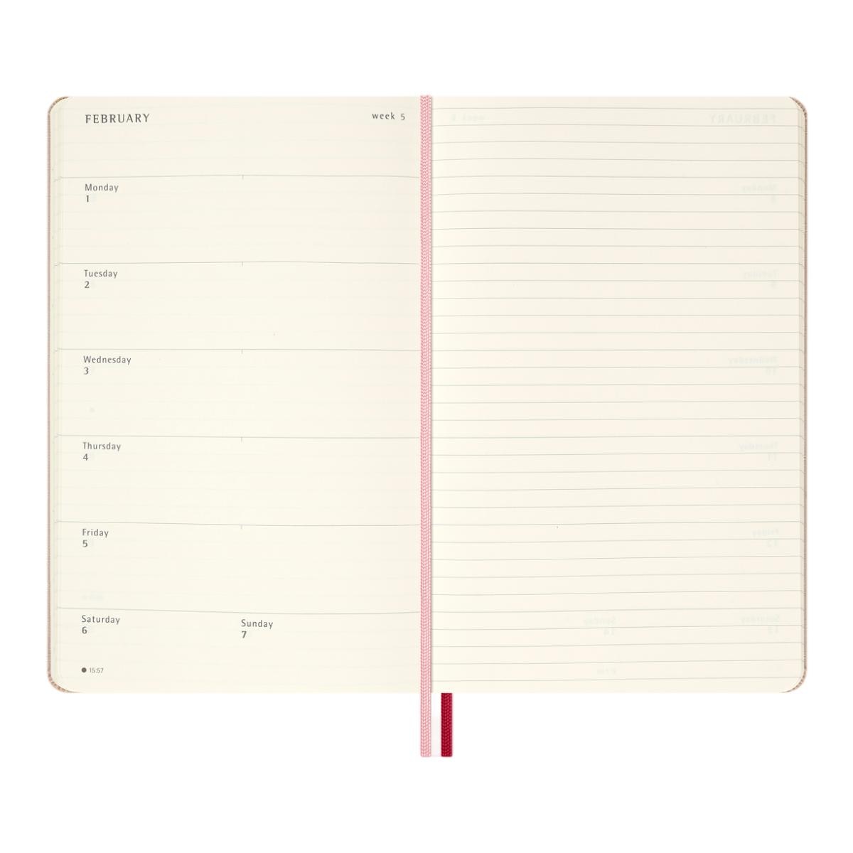 Agenda Semanal 18 Meses 2026-2027 A5 Sakura 3