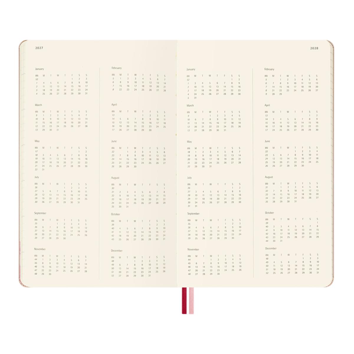 Agenda Semanal 18 Meses 2026-2027 A5 Sakura 4